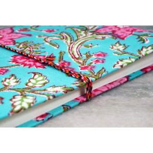Cuadernos Artesanales de Tela de Algodón con Estampado en Bloque y Tapa Dura Térmica, Páginas de Papel Hechas a Mano, para Escribir, Dibujar y Regalar - Product Image 5