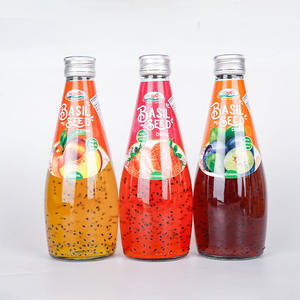 ผู้จัดจำหน่ายเครื่องดื่มเมล็ดแมงลักในขวดแก้วขนาด 290 มล. ได้รับการรับรองมาตรฐาน ISO ราคาขายส่งจากเวียดนาม ผู้ผลิตเครื่องดื่มเพียวเร่ พร้อมตัวอย่างฟรี - Product Image 2