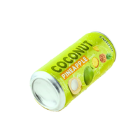 Eau de Coco Pure et Fraîche 100% Naturelle Saveur Ananas 330ml en Canette Stérilisée OEM/ODM – Vente en Gros de Haute Qualité Originale