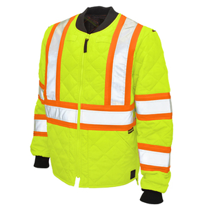 Veste de sécurité réfléchissante haute visibilité personnalisée en gros d'usine, vêtements de travail d'hiver épais à capuche pour unisexe - Product Image 5