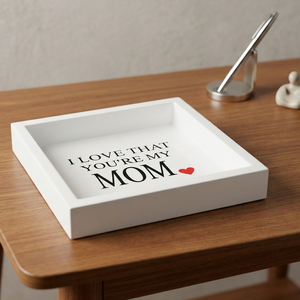 Modern Lacquer Square Tray Durable Handmade Decorative Serving Tray For Mother Day small tray for Odds and ends - Product Image 5