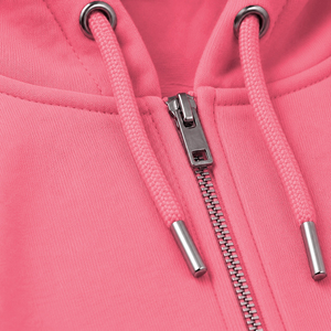 Sweat à capuche zippé unisexe surdimensionné en molleton de coton épais, personnalisable avec logo - Product Image 5