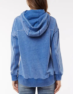 High Quality Acid Wash Custom Plan Hoodie Custom Logo Women Full <b>Zip</b> <b>Hooded</b> Sweatshirts 100% Cotton Korean Hoodie with Oem - Product Image 5