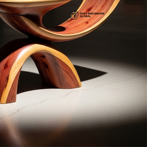 Luxury Industrial Sculptural X-Frame Solid Wood Side <b>Table</b> Modern Handcrafted Butterfly Ottoman End <b>Table</b> School Home Hotel - Product Image 5