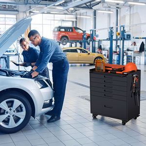 Carrello Portautensili da 87 cm con 6 Cassetti, Mobiletto da Garage Robusto con Design a Cassetti Multipli per Piccoli Oggetti, Supporto OEM - Product Image 3
