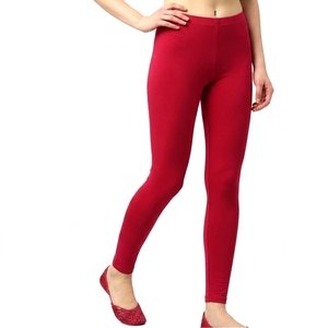 NUEVOS Leggings de Yoga a Cuadros Rosa de Cintura Media y Largo Completo, Elásticos, Transpirables, de Spandex y Poliéster, 220g - Product Image 5