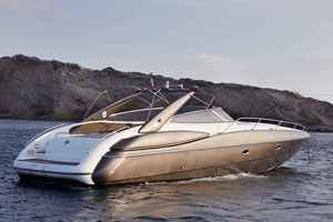 Modèle de bateau peint à la main en bois de cèdre de 30 pouces, sur mesure, Sunseeker Superhawk 48 (série Superhawk), fabrication britannique - Product Image 5