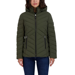 Chaqueta Acolchada para Mujer en Oferta, Chaqueta Acolchada Transpirable para Mujer, Chaqueta Acolchada de Color Sólido para Mujer - Product Image 3