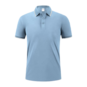 Camiseta de Manga Corta para Hombre, Tejida, de Alta Calidad, Secado Rápido, Marca Personalizada, Color Sólido, Estilo Inglés, Corte Holgado, Talla Grande, 100% Algodón - Product Image 4