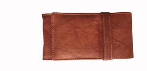 ADORA ADALPC-0320 4-slot buatan tangan tahan lama kotak pensil kolektor lengan pelindung kualitas Premium coklat kantor sekolah - Product Image 3