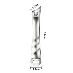 ที่ตัดเล็บสแตนเลส 1 ชิ้น ใบมีดคม ปากกว้าง ตัดเล็บขบ ตัดเล็บหนา - Product Image 1