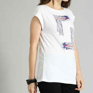 Camisetas de Verano para Mujer, Fabricación Profesional Personalizada, Algodón Transpirable, Ropa de Moda Femenina - Product Image 3