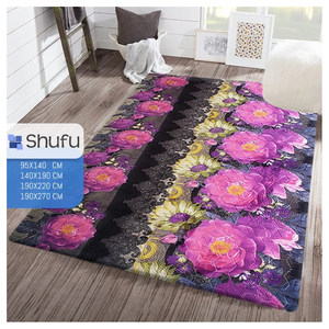 Alfombra con espuma de alta densidad Puntos de goma natural antialérgicos Antideslizante no tejido con buena calidad - Product Image 2