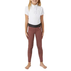High Performance Soft Kids Junior Children <b>Equestrian</b> Clothing Horse Riding Silicone Gripping Tights <b>Leggings</b> Pull on - Product Image 3