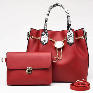 Women PU Leather Handbag <b>Set</b> Snakeskin Handle Tote <b>Bag</b> <b>and</b> <b>Purse</b> Zipper Shoulder <b>Purse</b> for Daily Use - Product Image 3