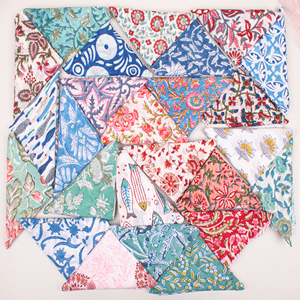 100% Cotton High Quality Paisley Custom Square Bandana Multicolor Floral Print Hair Band Neck Scarf Unisex Wristwrap Boho Style - Product Image 6