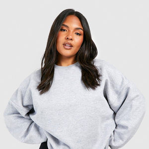 Sudadera de cuello alto térmica suave y cálida con estampado para mujer, holgada, informal, anti-bolitas, transpirable, de secado rápido, de lona - Product Image 5