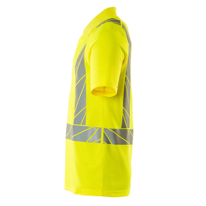Camiseta de Seguridad Reflectante de Alta Visibilidad, 100% Algodón Tejido, Manga Corta, Ropa de Trabajo de Seguridad para Hombre, Logotipo Personalizado, Construcción - Product Image 2