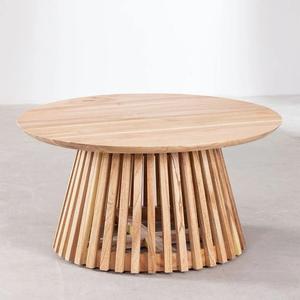 Table basse ronde en bois massif Vandana Grand Ultra (bois massif) - Product Image 3