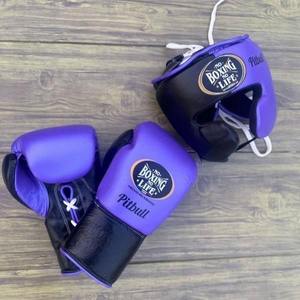 Personalized No Boxing No Life Mexican Style Premium Cowhide Leather MMA Sanda Kick Boxing Training <b>Gloves</b> Non-Slip <b>Moisture</b> - Product Image 3