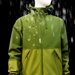 ใหม่เสื้อกันฝนกันน้ำผู้ชายชุดกีฬากลางแจ้งเสื้อแจ็คเก็ตมีฮู้ดแคมป์ปิ้งเดินป่าปีนเขาท่องเที่ยวเสื้อกันฝนผู้ชาย - Product Image 5