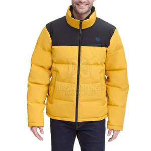 Chaqueta de burbujas ligera para hombre, más vendida, con cuello alto, ecológica, transpirable, de invierno, último diseño, color sólido - Product Image 3