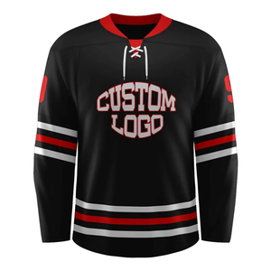 Maillot de lacrosse à manches courtes avec design personnalisé par sublimation, logo personnalisé, 100% polyester, respirant, col en V, pour hommes, Massee Sports - Product Image 6