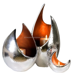 ชุดเชิงเทียนสำหรับตกแต่งโต๊ะ3ชิ้นแบบทุบสำหรับงานแต่งงานงานเลี้ยงน้ำชาเชิงเทียน - Product Image 1