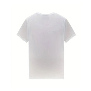 Men's White Short Sleeve Rhinestone T-<b>Shirt</b> <b>Gold</b> Foil Print Fashion Wear O-Neck Oversized 100% Cotton Breathable Eco-Friendly - Product Image 2