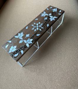CrescentOak Caja de Perlas Artesanal de Madera con Nácar y Acrílico, Soporte para Dulces para el Ramadán, Mesas de Iftar e Interiores de Lujo - Product Image 4