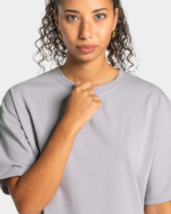 T-shirt de détente pour femme, coupe ajustée, ultra doux, à porter tous les jours, vêtement confortable, 100% coton jersey, élasthanne, imprimé personnalisable - Product Image 4