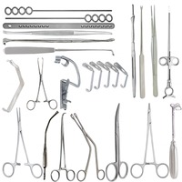 Ensemble de 27 instruments chirurgicaux de pointe pour l'oreille, le nez et la gorge, pour la tonsillectomie et l'adenotomie, destiné aux infections chroniques
