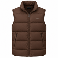 Gilet d'hiver pour homme en duvet, imprimé, personnalisé, à capuche, sans manches, veste d'extérieur, gilet softshell pour homme, motif