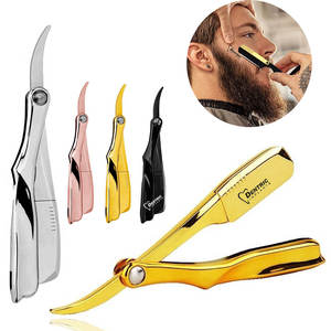 Navaja de Barbero Profesional de un Solo Filo Plegable para Hombre, con Cuchillas Reemplazables, para Afeitar la Cara - Product Image 5