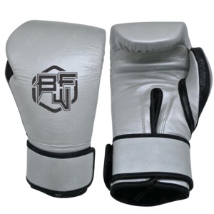 Guantes de Boxeo Blaze Fight Wear de Cuero con Cordones para Gimnasio, Entrenamiento de MMA, Muay Thai, BJJ, Artes Marciales, Guantes para Sacar Golpes - Product Image 1
