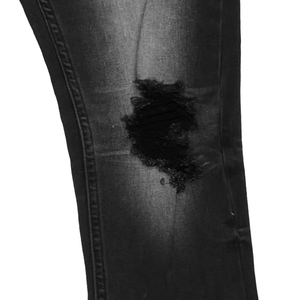 Jeans de Moda Hip Hop para Hombre, Elásticos, de Algodón, Corte Regular, para Uso Diario, Cintura Media, Cierre de Botones, con Bolsillos, Pantalones Vaqueros - Product Image 6