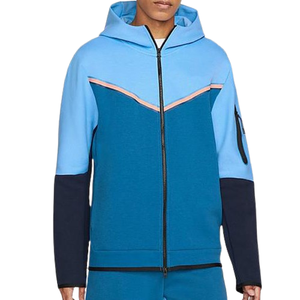 Sweat-shirt à capuche pour homme, coupe classique, style décontracté, bleu marine, polyester et coton, tissu French Terry, vêtement d'hiver, séchage rapide - Product Image 1