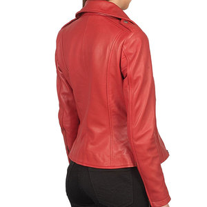 แจ็คเก็ตหนังแฟชั่นผู้ชายคุณภาพสูง OEM รุ่นใหม่ล่าสุด หนังแกะแท้  รับสั่งตัดตามไซส์ - Product Image 6