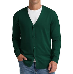Men’s Classic Button-Up Knit <b>Cardigan</b> <b>Sweater</b> - Product Image 6
