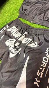 Wholesale Men's Windbreaker Short <b>Sets</b> Nylon Lightweight Men's Streetwear Sublimation Print 2 Piece Shorts <b>Set</b> - Product Image 2