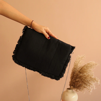 Dompet Clutch Bordir India Buatan Tangan Berkualitas Tinggi Wanita Mewah Mode Etnik Tas Pesta Pernikahan Dekorasi Cermin Berhias Manik-manik