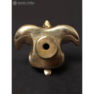 Colgante de pared de latón Kirtimukha pequeño hecho a mano de 3 pulgadas para decoración del hogar, decoración de pared y regalos hecho en La India - Product Image 4