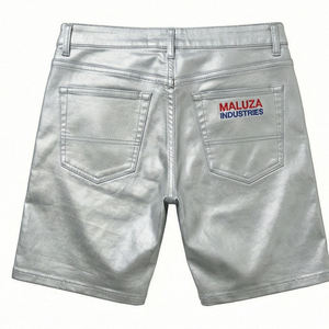 Pantalones Cargo Unisex de Poliéster/Algodón Negro, Estilo Urbano Hip Hop, Cintura Elástica, Transpirables, de Secado Rápido, Marca Maluza - Product Image 3