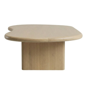 Table basse géométrique légère en bois de manguier écologique, design moderne du milieu du siècle, fabriquée à la main par Chandni Crafts Rajasthan - Product Image 1
