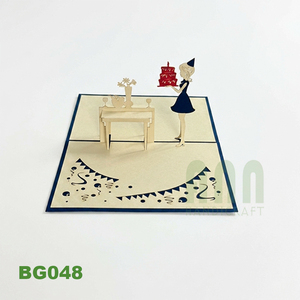 3D Pop-Up Vietnam <b>Handmade</b> Traditional Greeting Card Birthdays Valentine's Day New Year Party <b>Paper</b> Souvenir Greeting Cards - Product Image 1