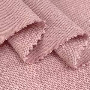 Tissu en molleton 100 % coton, tricoté, teint uni, extensible, pour sweats à capuche pour garçons - Prix de gros - Product Image 1