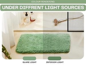 Tapis en microfibre absorbant antidérapant personnalisé, tapis de bain ultra doux, lavable en machine, séchage rapide, accessoires de salle de bain - Product Image 5