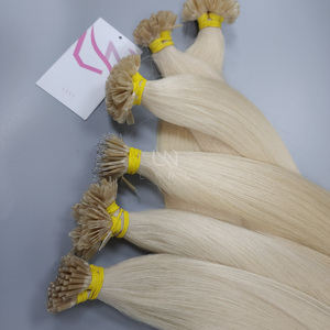 Extension de cheveux à la kératine U, V, I Tip Hair Le meilleur prix de gros de kératine de qualité de l'usine en vente - Product Image 5