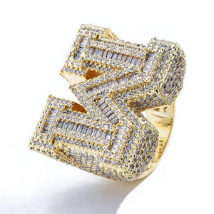 Anillo de Plata de Ley 925 con Incrustaciones de Diamantes Moissanite VVS, Estilo Hip Hop, para Uso Unisex - Product Image 1