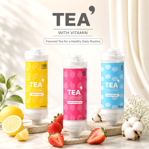 Filtre de douche en plastique coréen TEA' à la vitamine C, pour la filtration des sédiments et du chlore, aromathérapie spa, usage domestique, 3 étapes - Product Image 3